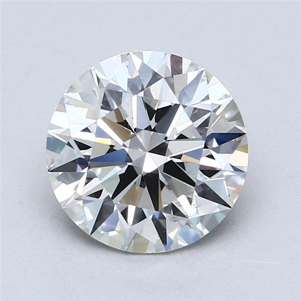 2.48ct E SI1 Rare Carat Ideal Cut Round Lab Grown Diamond