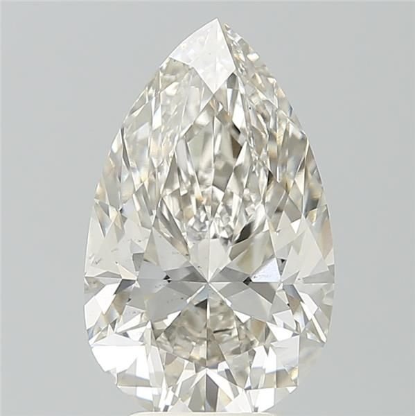 4.53ct I VS2 Rare Carat Ideal Cut Pear Lab Grown Diamond