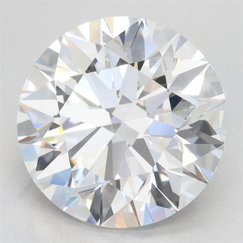 3.94ct D VVS1 Rare Carat Ideal Cut Round Lab Grown Diamond