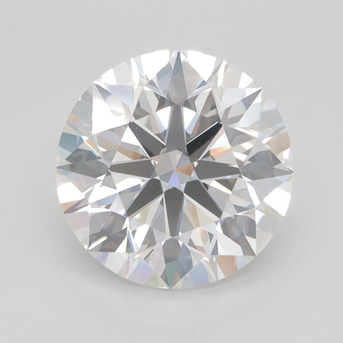 4.02ct H VVS2 Rare Carat Ideal Cut Round Lab Grown Diamond