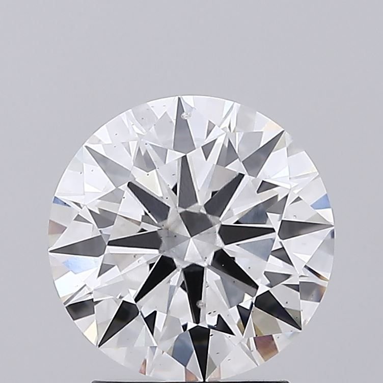 2.42ct E SI1 Rare Carat Ideal Cut Round Lab Grown Diamond