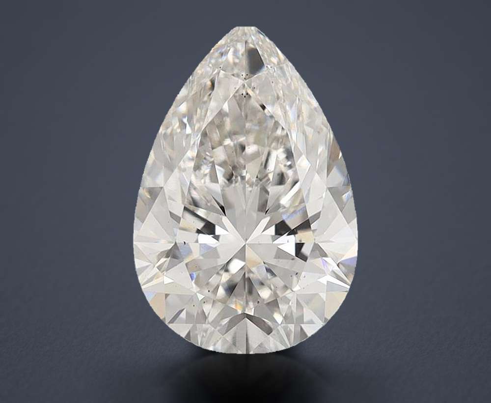 2.80 Carat Pear Lab Diamond