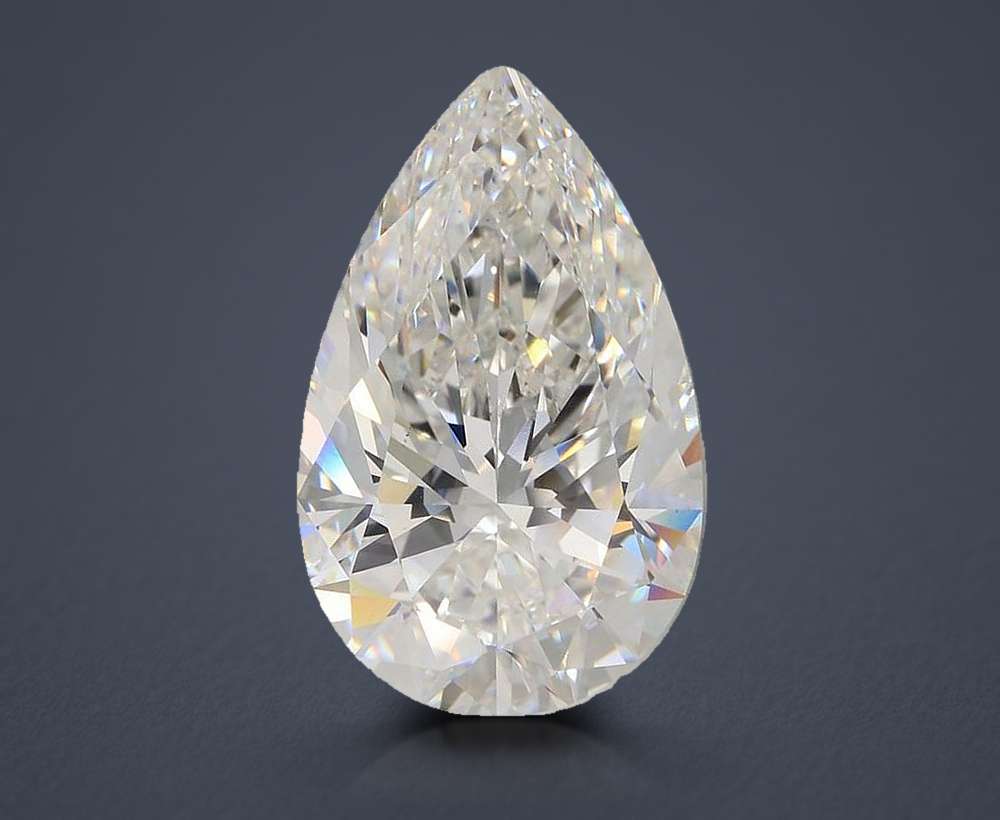 21.76 Carat Pear Lab Diamond