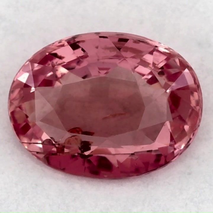 1.01 Carat Pink Oval Sapphire