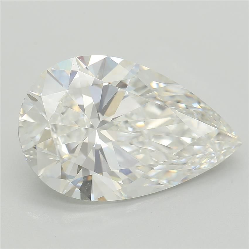 3.75ct E VS1 Rare Carat Ideal Cut Pear Lab Grown Diamond