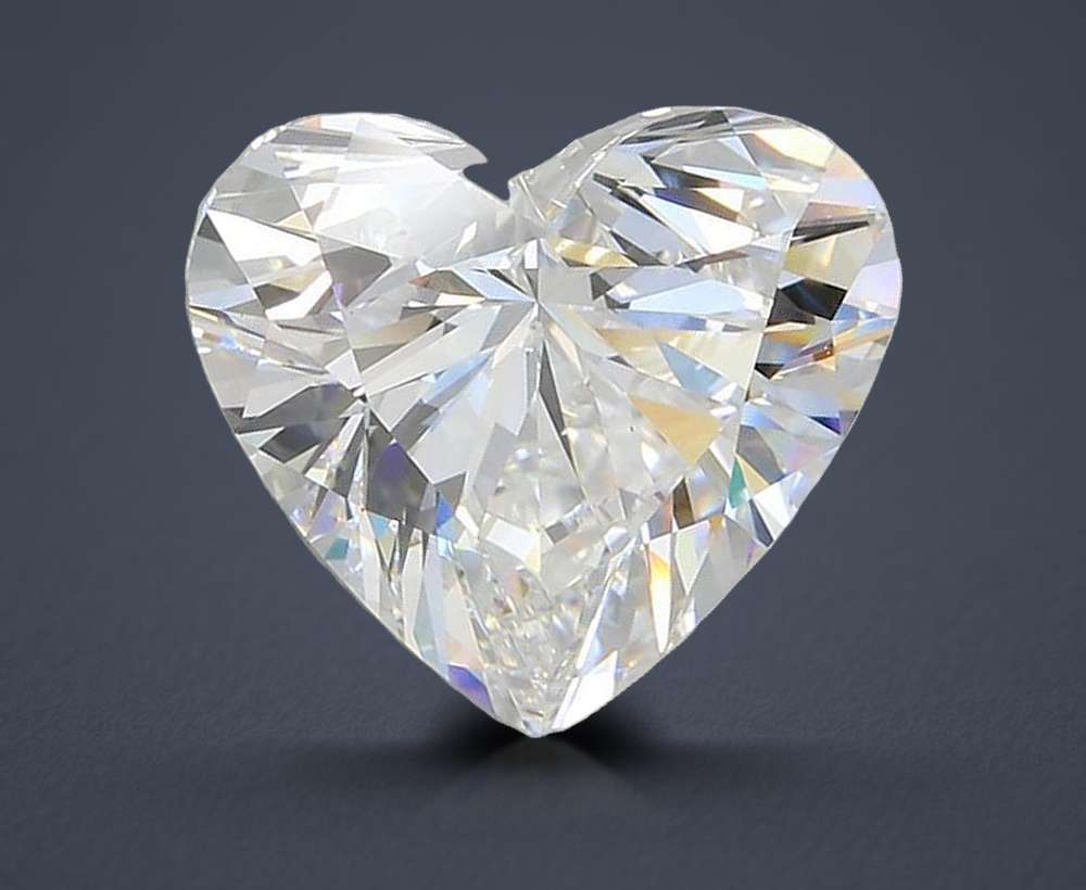 5.45 Carat Heart Lab Diamond