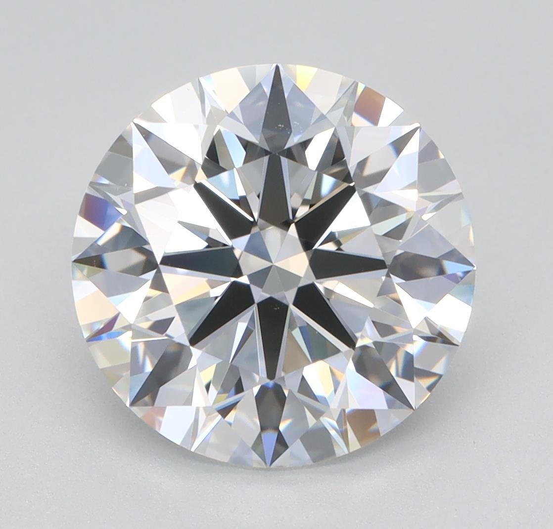 3.23ct E VVS1 Rare Carat Ideal Cut Round Lab Grown Diamond