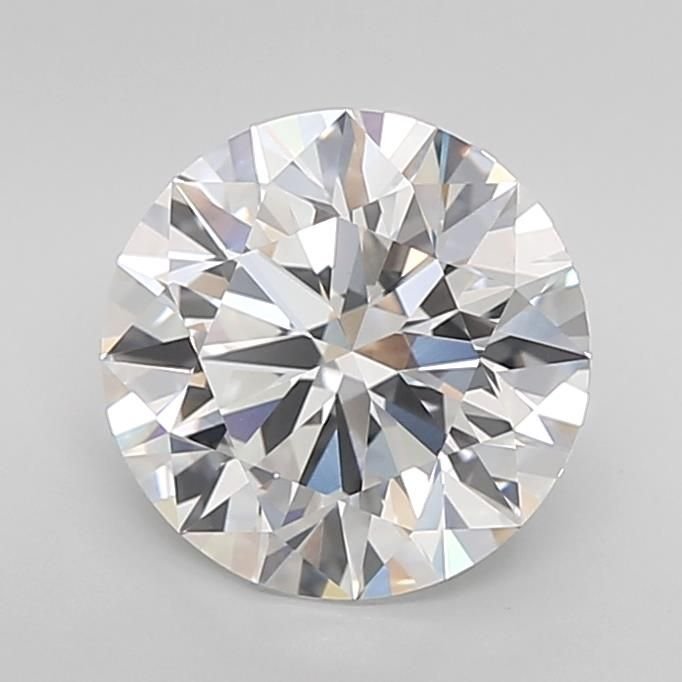 3.07ct E VVS2 Rare Carat Ideal Cut Round Lab Grown Diamond