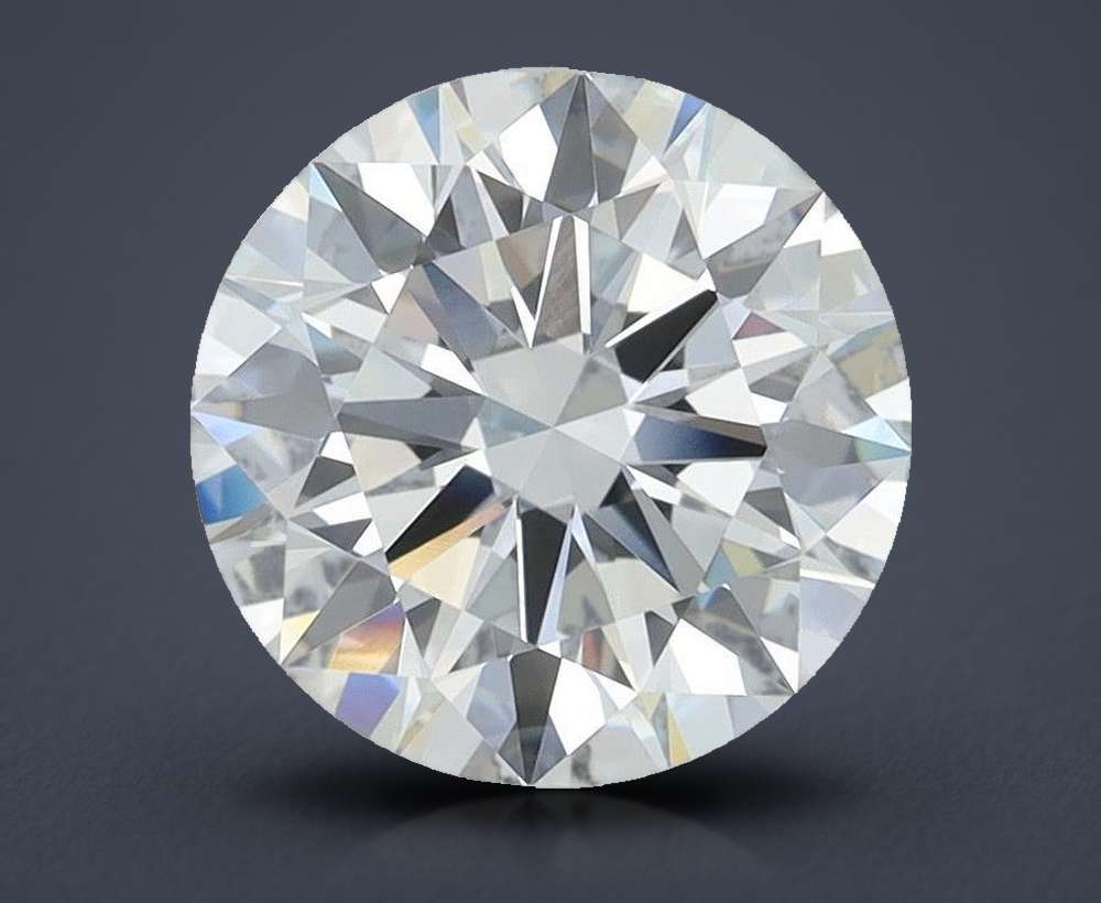 3.40 Carat Round Lab Diamond