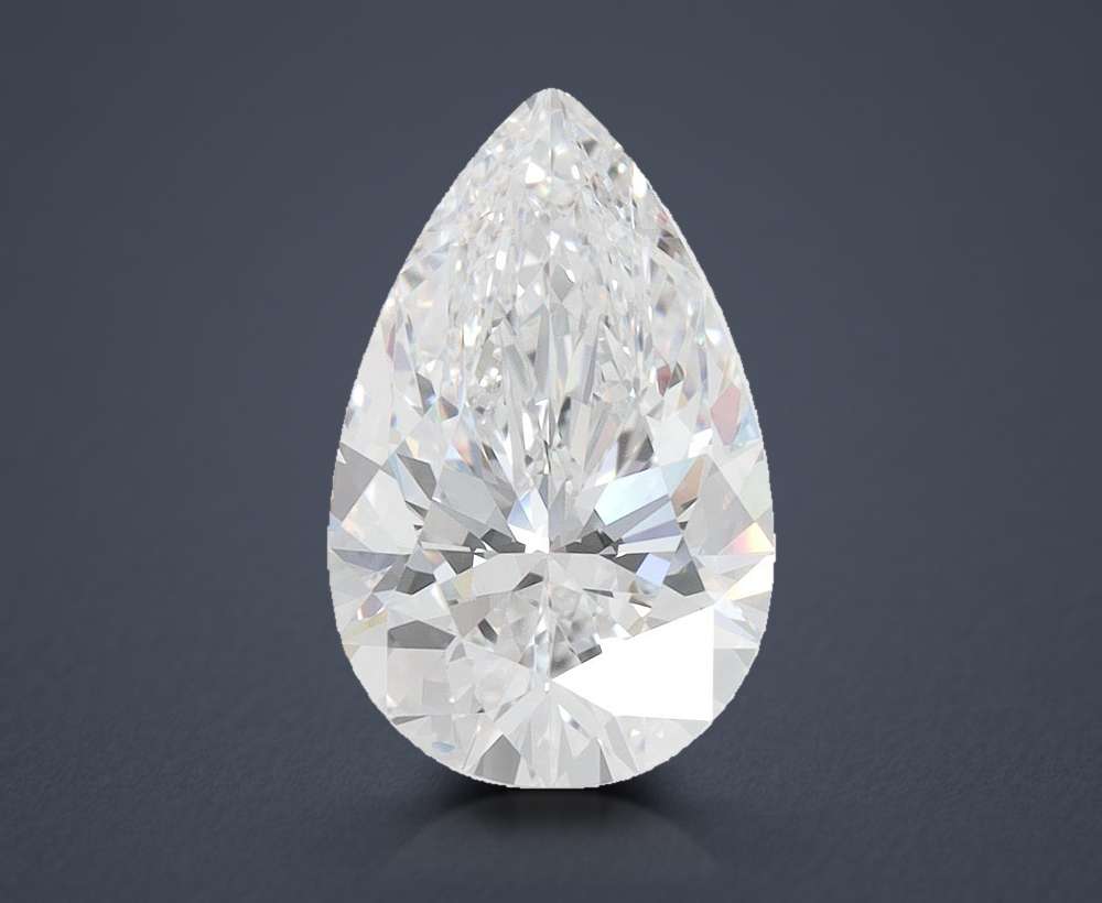 3.00 Carat Pear Lab Diamond