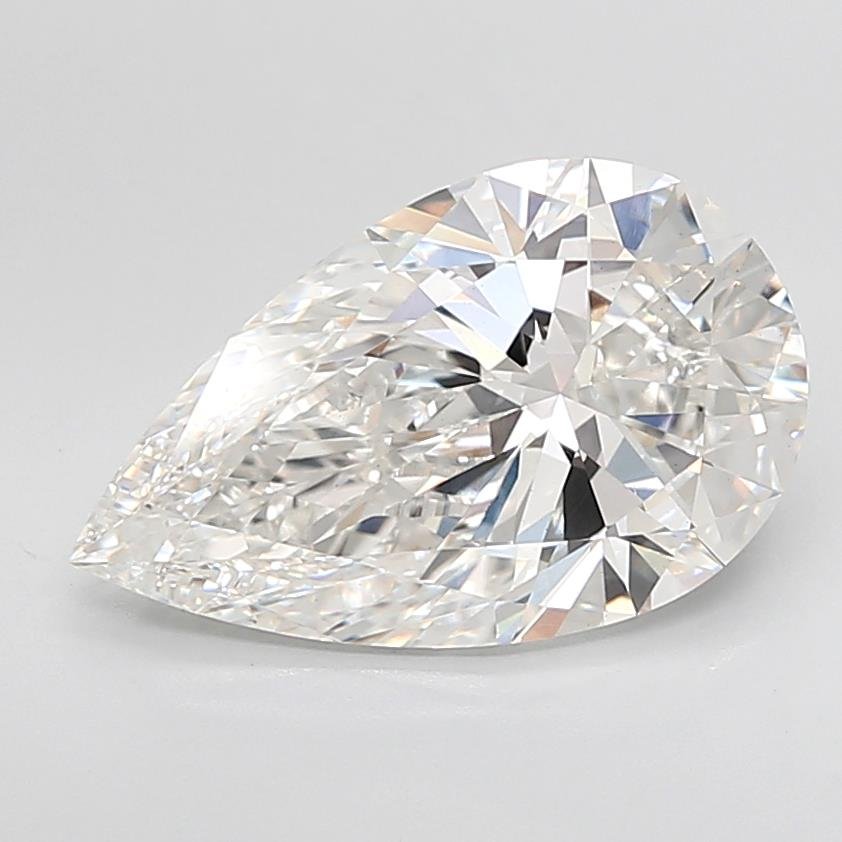 6.00ct F VS1 Rare Carat Ideal Cut Pear Lab Grown Diamond