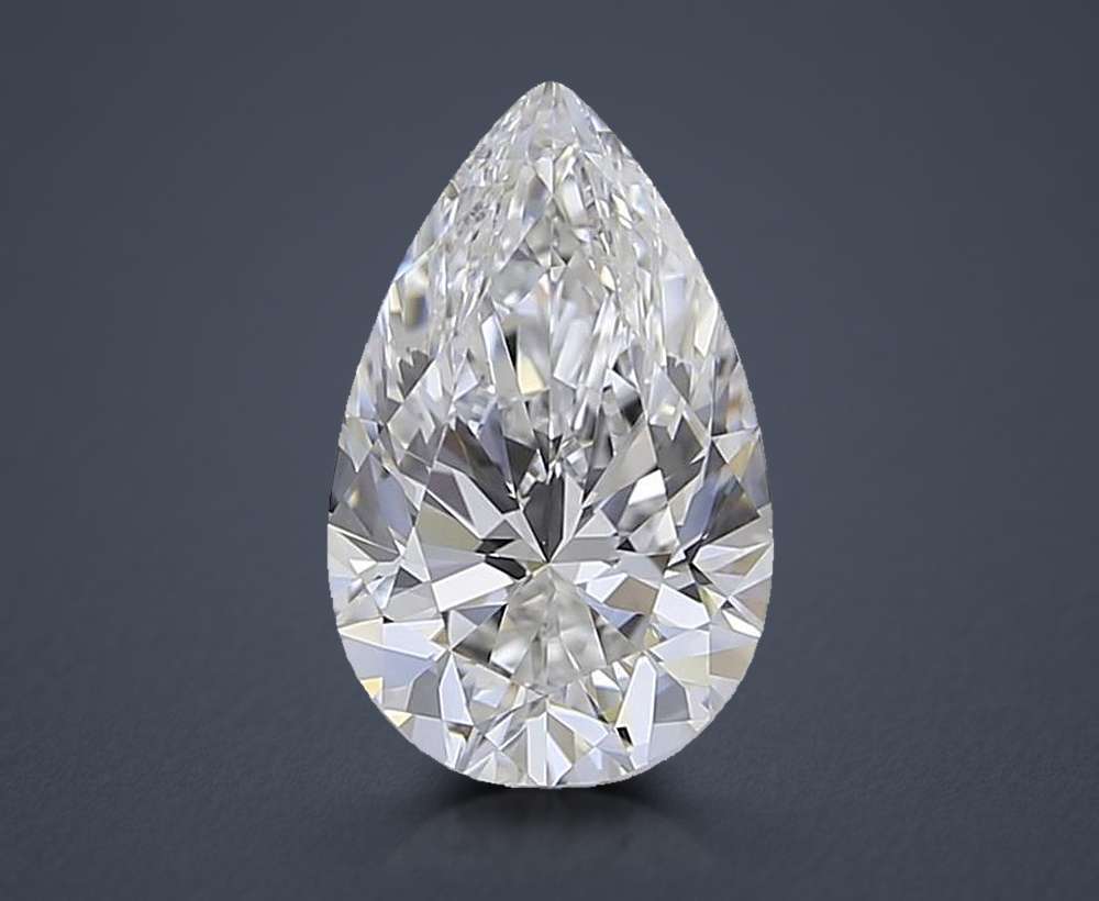 2.04 Carat Pear Lab Diamond
