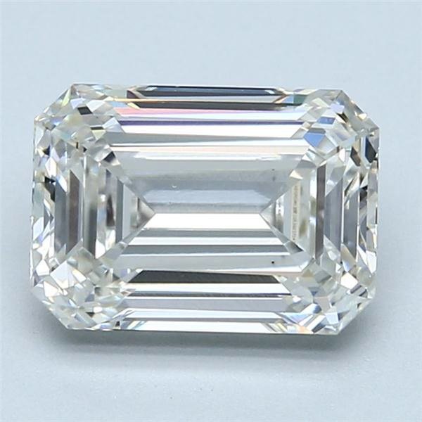 3.03ct E SI1 Excellent Cut Emerald Lab Grown Diamond