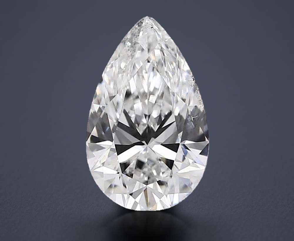 1.72 Carat Pear Lab Diamond