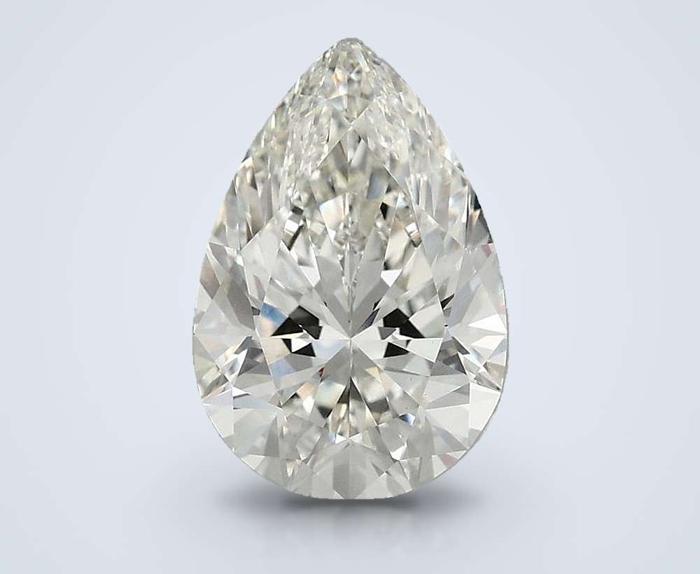 2.81 Carat Pear Lab Diamond