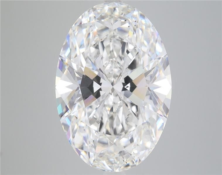 7.39ct F SI1 Rare Carat Ideal Cut Oval Lab Grown Diamond