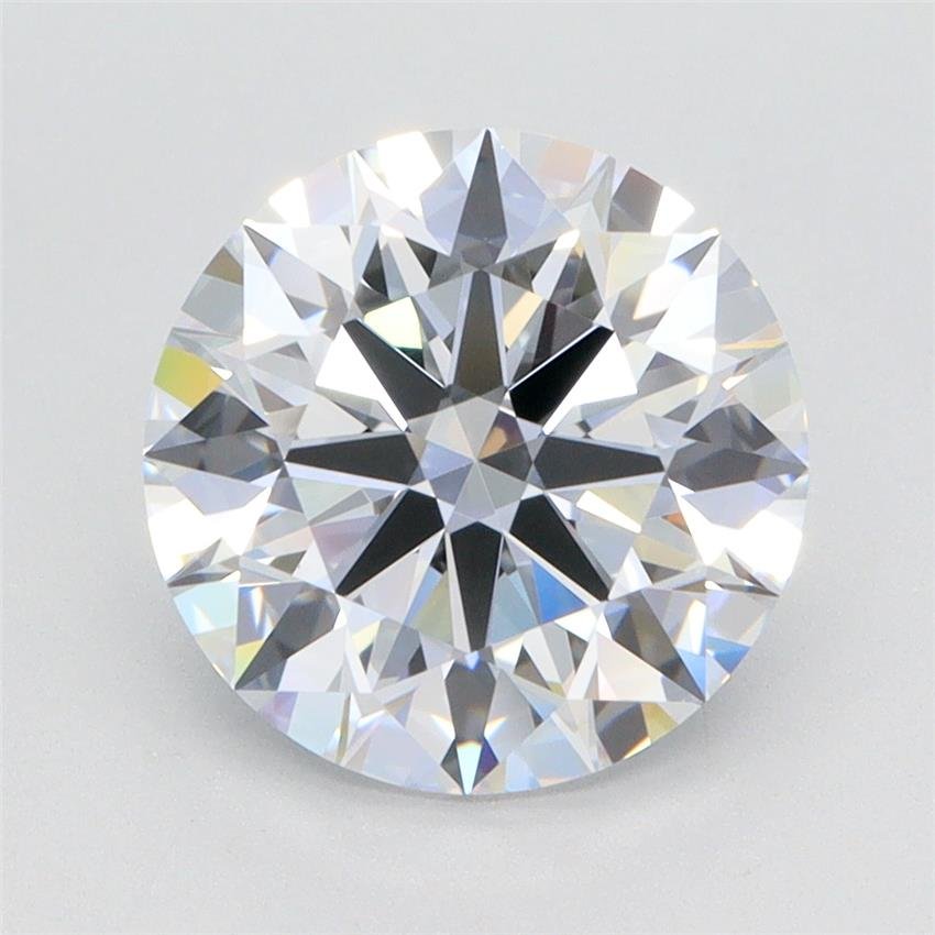 3.06ct E VVS1 Rare Carat Ideal Cut Round Lab Grown Diamond