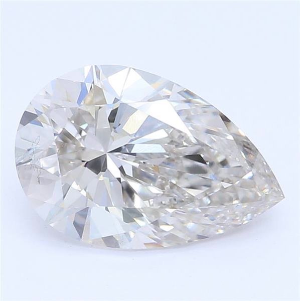 1.07ct H SI1 Rare Carat Ideal Cut Pear Lab Grown Diamond