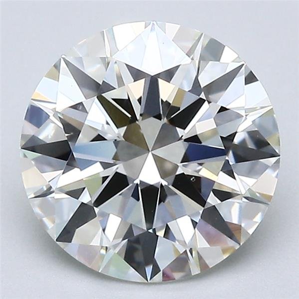 2.25ct J VS1 Rare Carat Ideal Cut Round Diamond