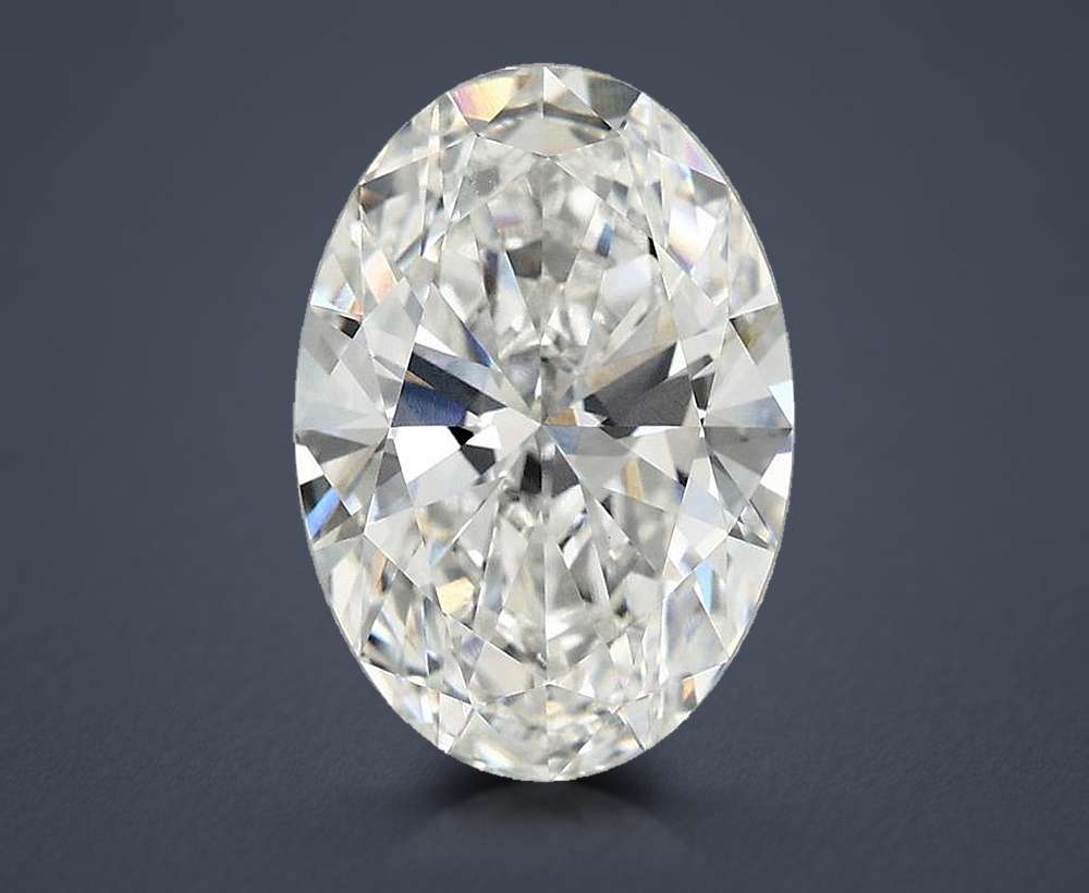 3.82 Carat Oval Lab Diamond