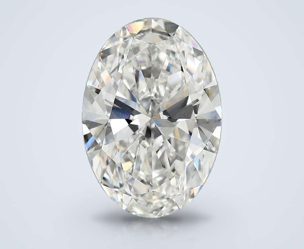 3.82 Carat Oval Lab Diamond
