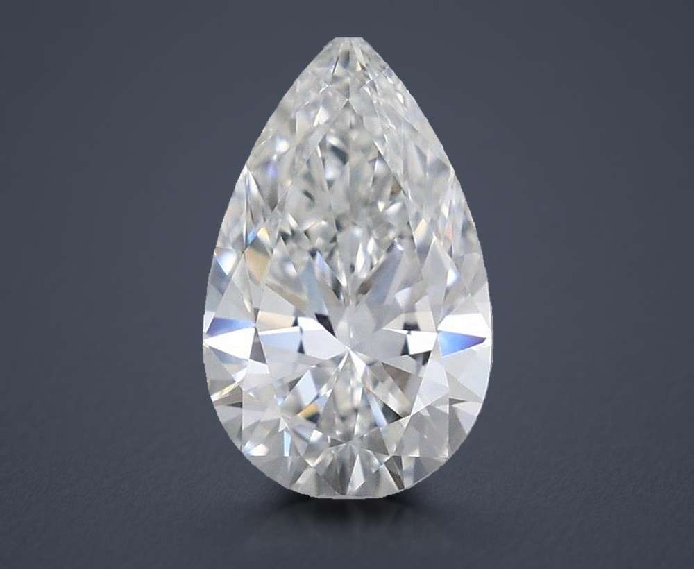 0.80 Carat Pear Natural Diamond