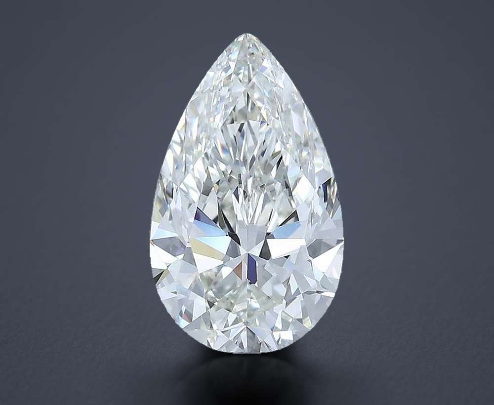 2.50 Carat Pear Natural Diamond