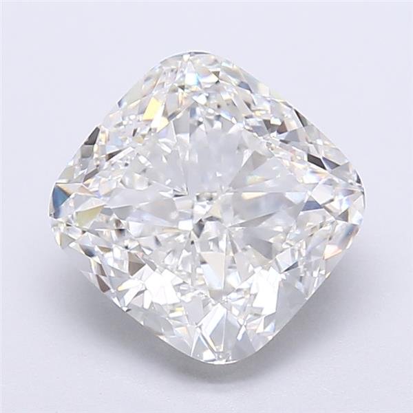 4.29ct E VVS2 Rare Carat Ideal Cut Cushion Lab Grown Diamond