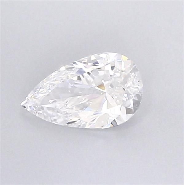 0.64ct D VVS2 Rare Carat Ideal Cut Pear Lab Grown Diamond