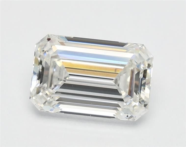 1.09ct F VS2 Rare Carat Ideal Cut Emerald Lab Grown Diamond