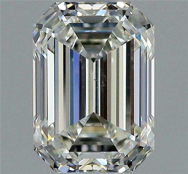 1.21ct K SI1 Rare Carat Ideal Cut Emerald Diamond