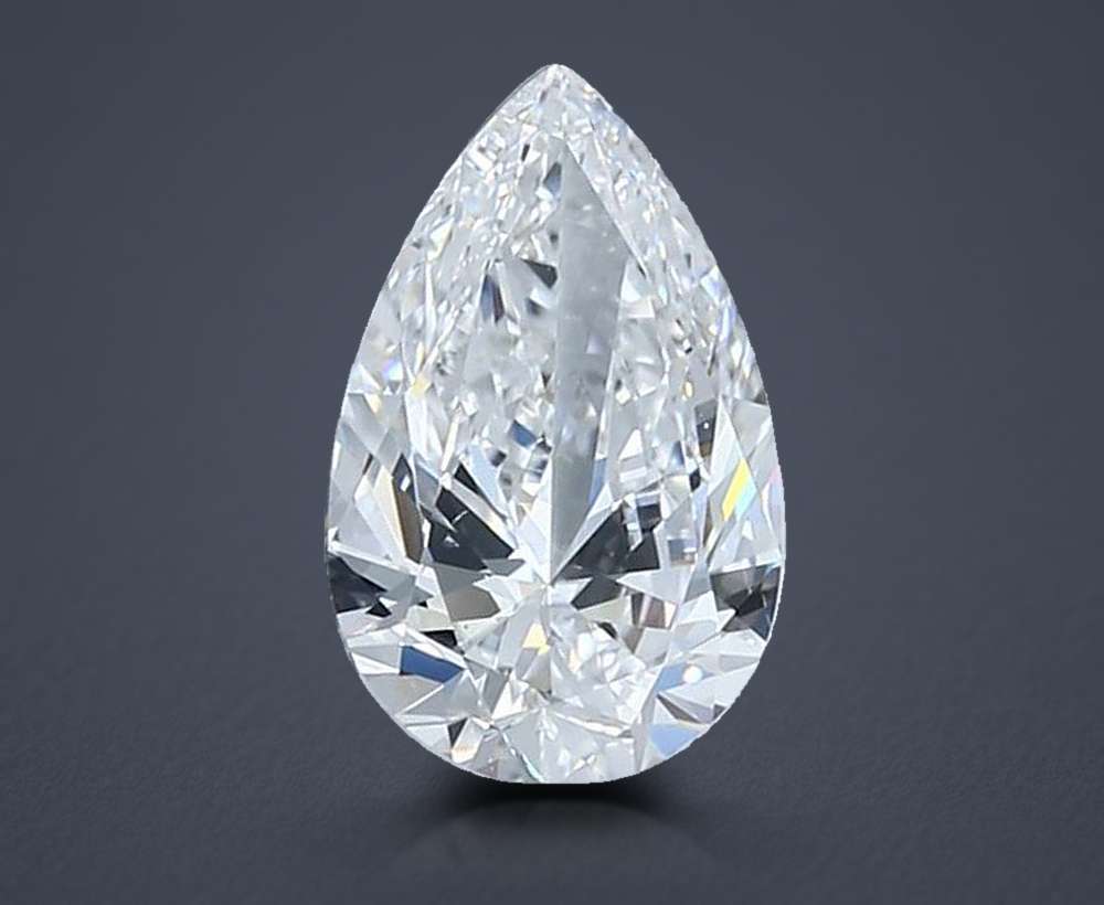 1.50 Carat Pear Natural Diamond