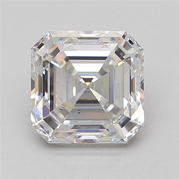3.01ct D VS2 Rare Carat Ideal Cut Asscher Lab Grown Diamond