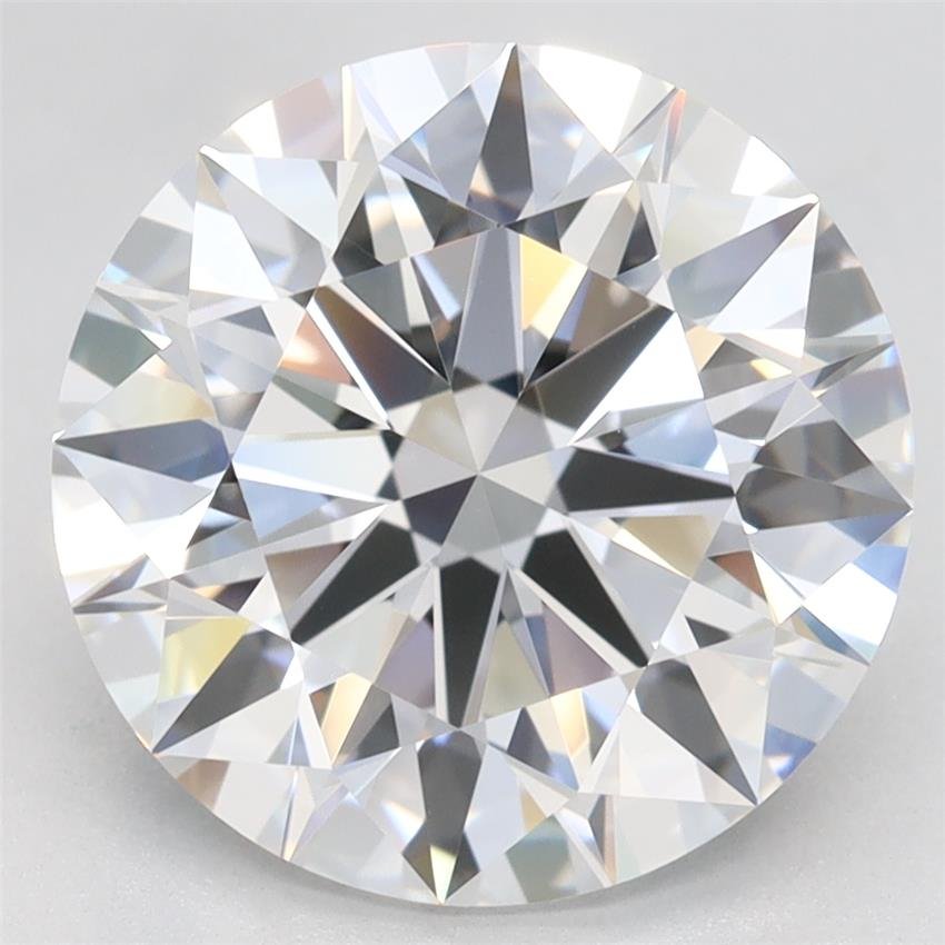 4.28ct D VVS1 Rare Carat Ideal Cut Round Lab Grown Diamond