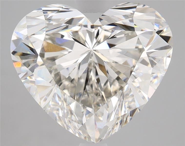 5.04ct G VS2 Rare Carat Ideal Cut Heart Lab Grown Diamond