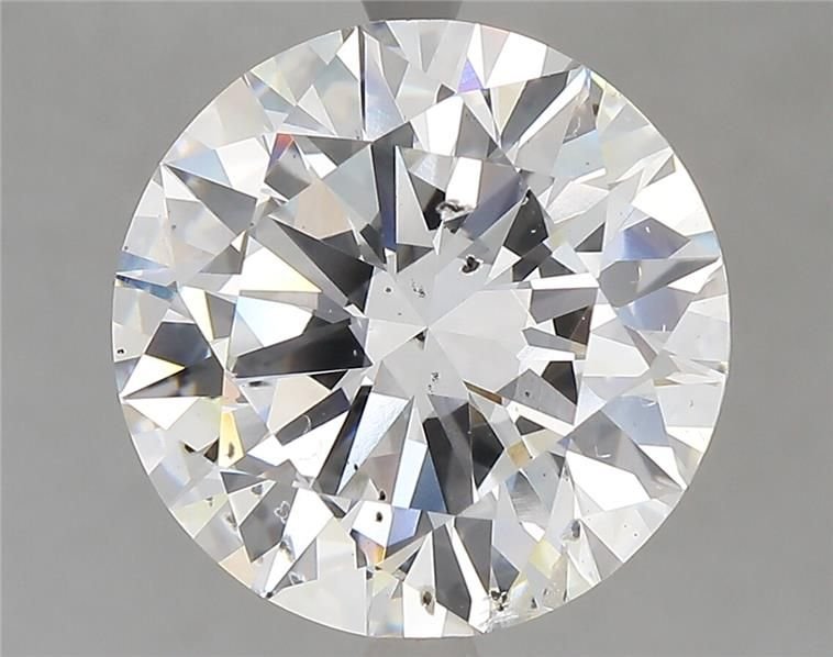 6.30ct F SI2 Excellent Cut Round Lab Grown Diamond