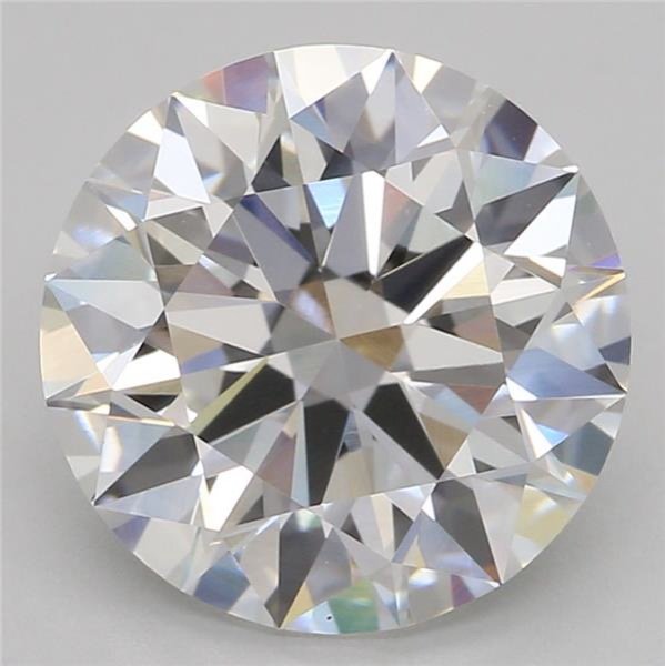 2.53ct F VVS2 Rare Carat Ideal Cut Round Lab Grown Diamond