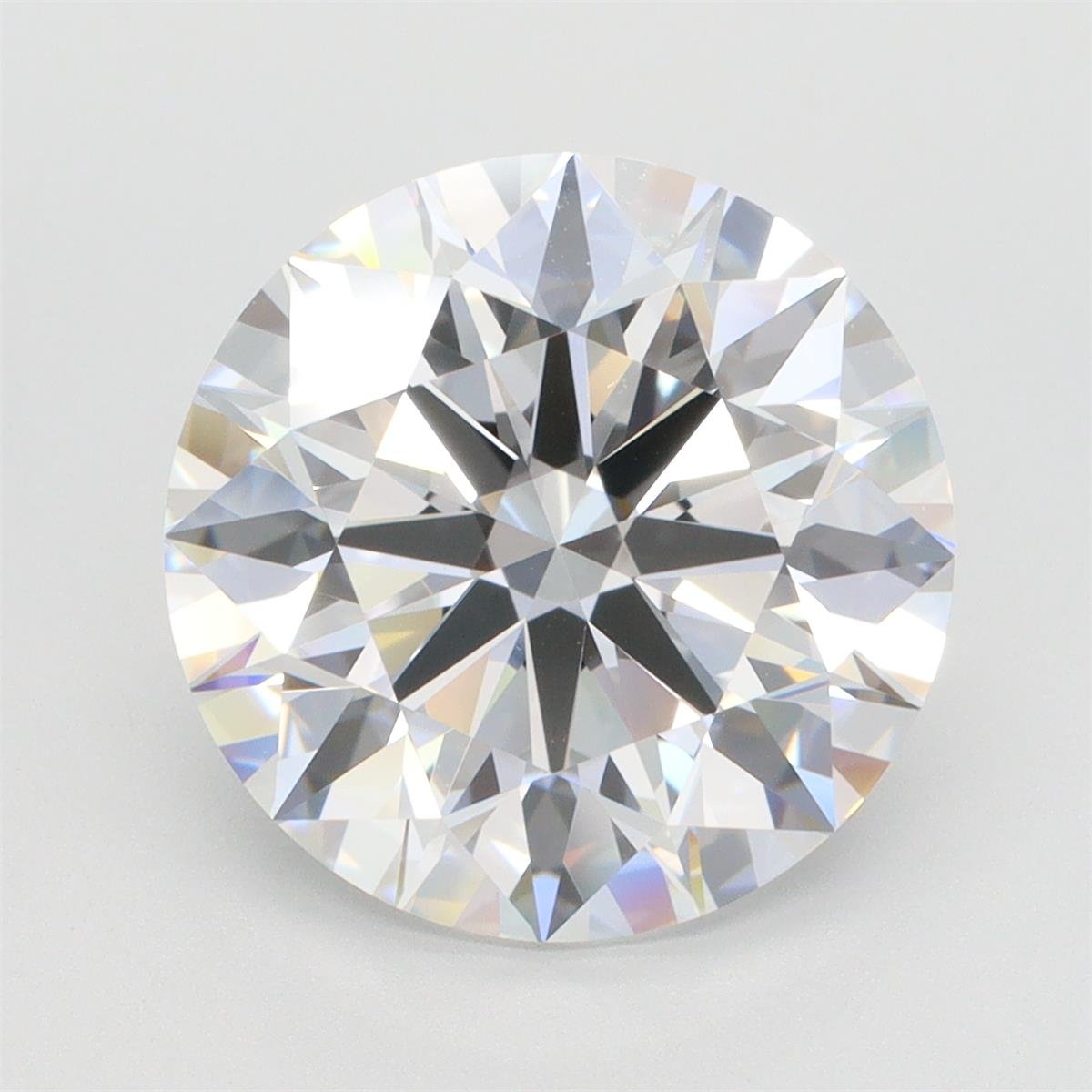 6.52ct E IF Rare Carat Ideal Cut Round Lab Grown Diamond