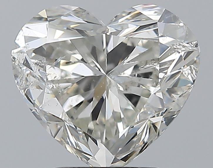 3.01ct H SI2 Rare Carat Ideal Cut Heart Diamond