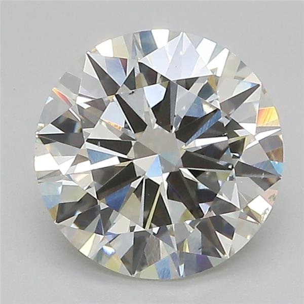 2.55ct J VS2 Excellent Cut Round Lab Grown Diamond