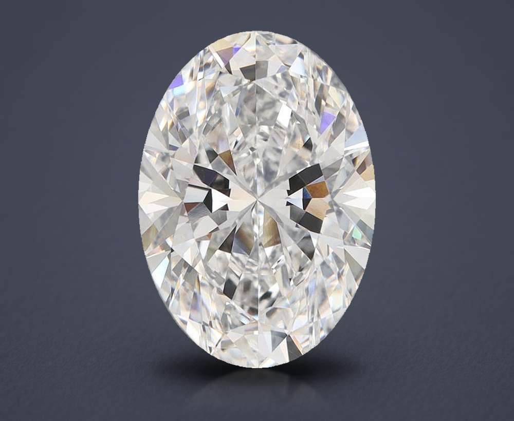 6.10 Carat Oval Lab Diamond