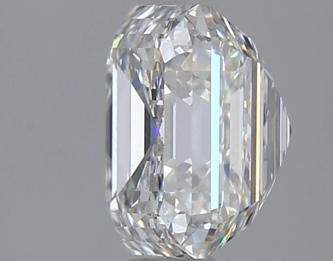 3.75ct G VS2 Rare Carat Ideal Cut Asscher Lab Grown Diamond