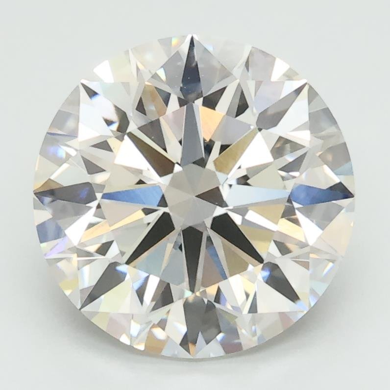 2.86ct F VS1 Rare Carat Ideal Cut Round Lab Grown Diamond