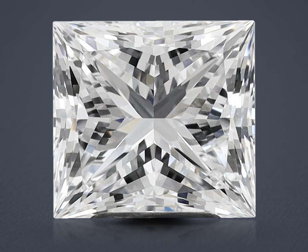 3.92 Carat Princess Lab Diamond