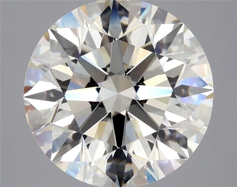 4.01ct K VVS2 Rare Carat Ideal Cut Round Diamond