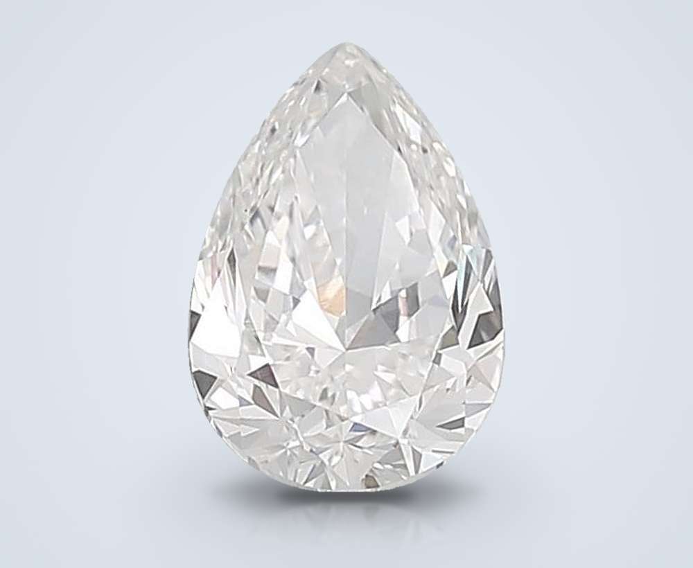 3.40 Carat Pear Lab Diamond