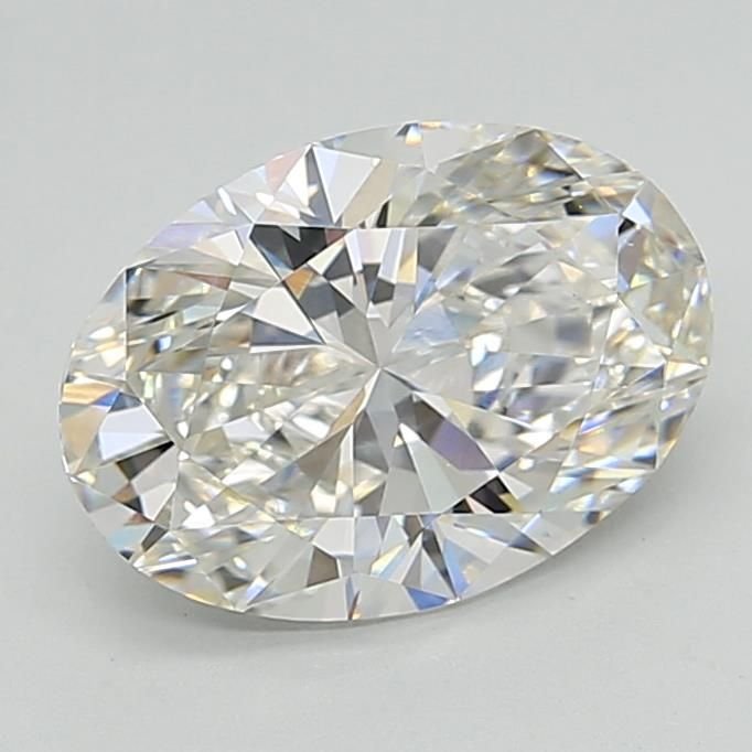3.02ct G VS1 Rare Carat Ideal Cut Oval Lab Grown Diamond