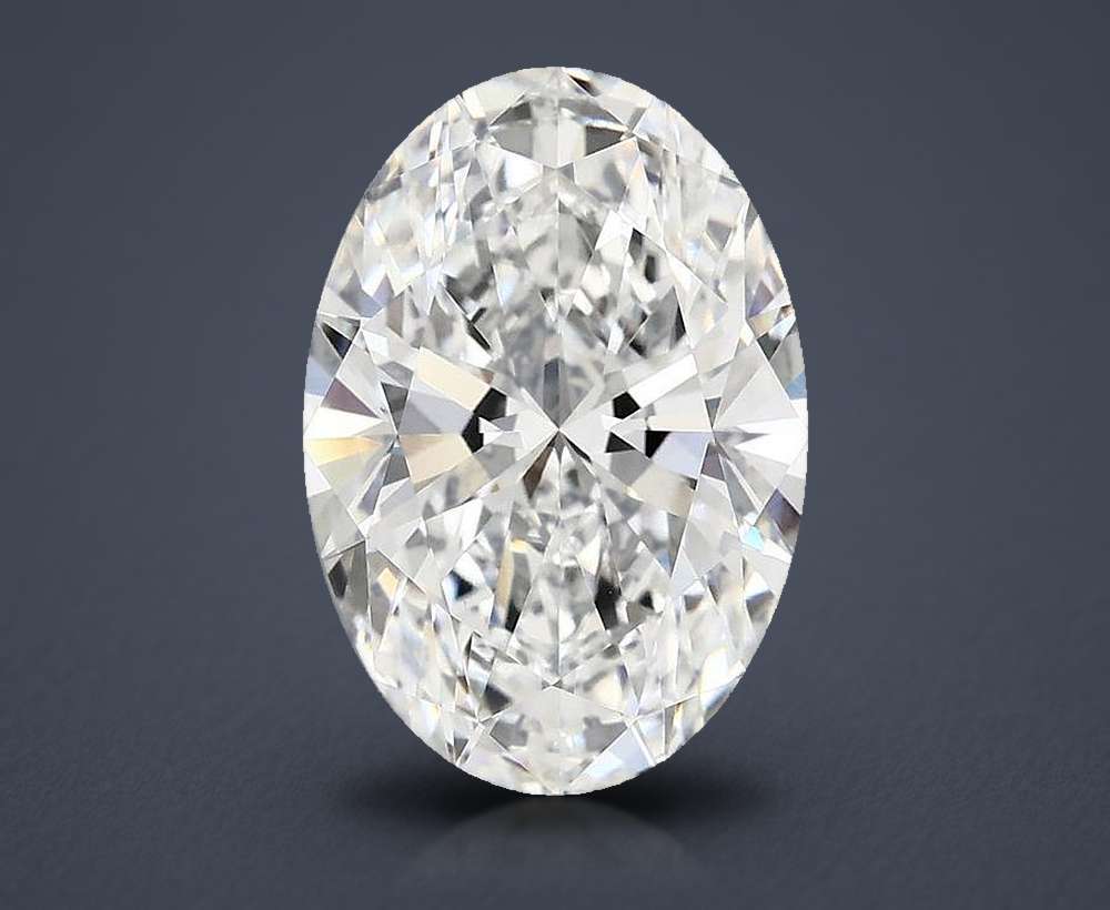 3.81 Carat Oval Lab Diamond