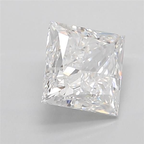 4.56ct D VVS2 Rare Carat Ideal Cut Princess Lab Grown Diamond