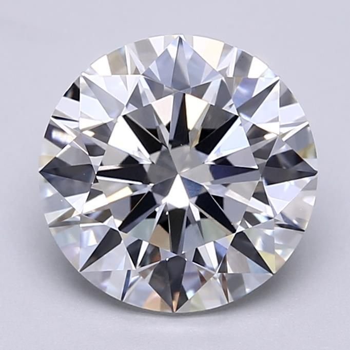 3.51ct E VVS2 Rare Carat Ideal Cut Round Lab Grown Diamond